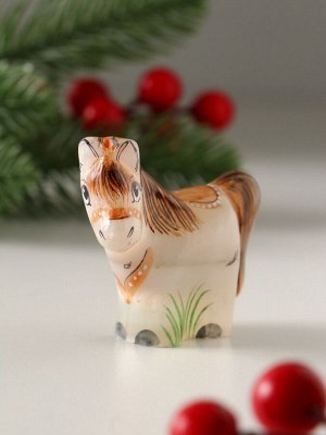Фигурка «Лошадка Селена», 6x5.5 см, селенит