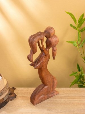 Сувенир «Счастье в руках», 40x17x4.5 см, дерево