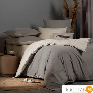 Комплект постельного белья SleepiX ЮКО сер/св-беж, Евро
