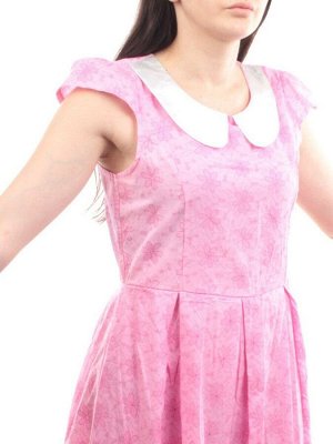 632 PINK Платье женское летнее (65% хлопок, 35% полиэстер)