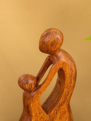 Сувенир «Объятия», 20x9.5x3 см, дерево