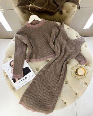 Сарафан женский и кофта, код 7337380