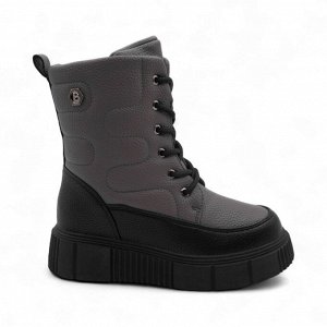 Сапоги на меху 3100В-4 серые