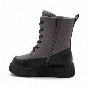 Сапоги на меху 3100В-4 серые