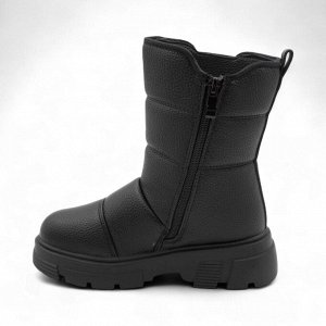 Сапоги на меху 3103В-1 черные