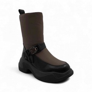 Сапоги на меху 86153-764-1 хаки