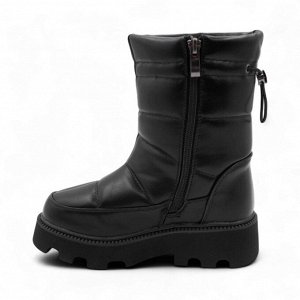 Сапоги на меху GW5-1 черные