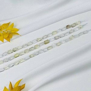 Бусины для украшений из Горного Хрусталя и Лимонного кварца