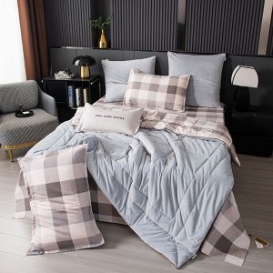 Комплект постельного белья Сатин Velouria Luxe с Одеялом VL005