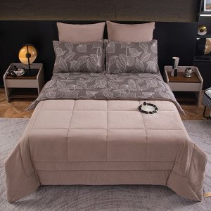 Комплект постельного белья Сатин Velouria Luxe с Одеялом VL007