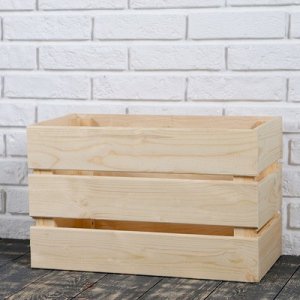 Ящик деревянный, 48x30x25 см