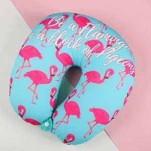 Подголовник-антистресс "Фламинго" цвет бирюзовый