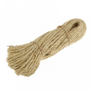 Верёвка сизалевая кручёная 4 мм (25 м)