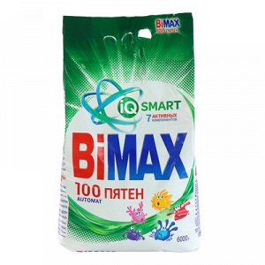 Порошок стиральный BiMax "Автомат 100 пятен" Compact 6000 г,