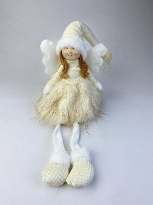 Кукла фея бежевая 60см