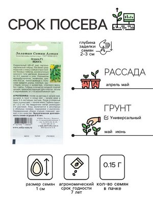Семена Огурец "Вьюга F1" партенокарпический, 0,15 г