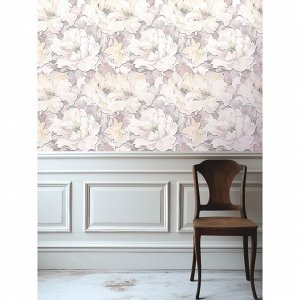 Бумажные обои Пермские обои «Аура 1088-02», 0.53x10.05 м, цвет бежевый/розовый