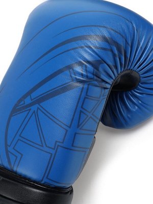 Боксерские перчатки FIGHT EMPIRE, B8102, размер 16 oz, синие