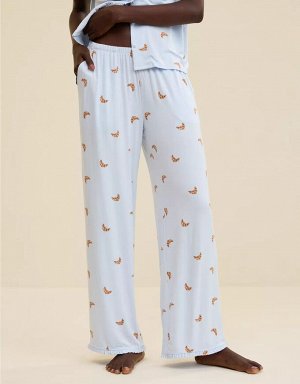 Aerie Real Soft® Ruffle Trouser PJ Pant