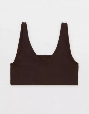 By Aerie Real Me XTRA Rib Switch Up V-Neck Sports Bra