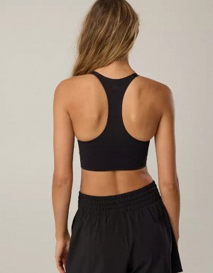 By Aerie Real Me Hold Up! Racerback Sports Bra
