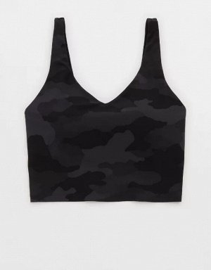 By Aerie Real Me Low Key Longline Sports Bra