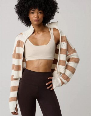 By Aerie The Hugger Layered Sports Bra