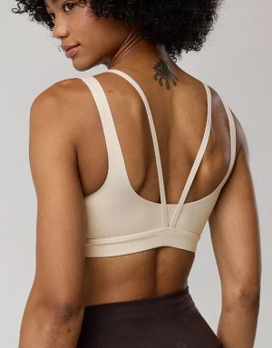 By Aerie The Hugger Layered Sports Bra