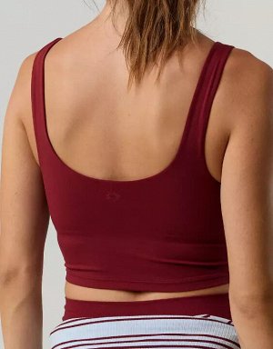 By Aerie Real Me Low Key Longline Sports Bra