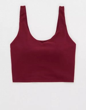 By Aerie Real Me Low Key Longline Sports Bra