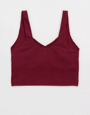 By Aerie Real Me Low Key Longline Sports Bra