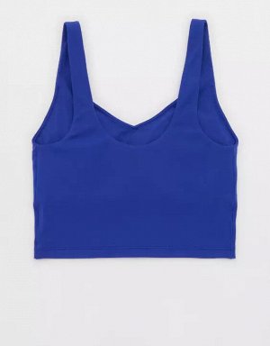 By Aerie Real Me Low Key Longline Sports Bra
