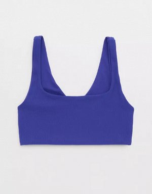 By Aerie Real Me XTRA Rib Switch Up V-Neck Sports Bra