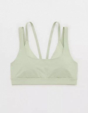 By Aerie The Hugger Layered Sports Bra