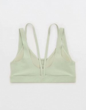 By Aerie The Hugger Layered Sports Bra