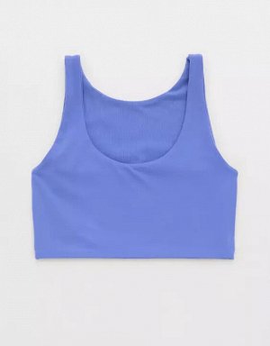 By Aerie Real Me XTRA Rib Switch Up High Neck Sports Bra