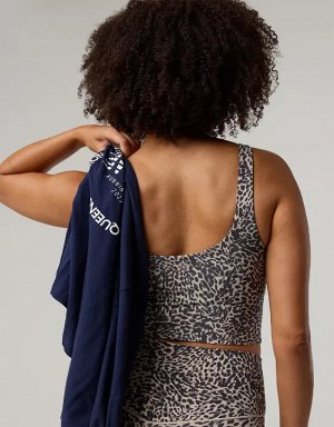 By Aerie Real Me Low Key Longline Sports Bra