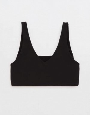 By Aerie Real Me XTRA Rib Switch Up V-Neck Sports Bra