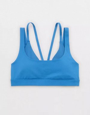 By Aerie The Hugger Layered Sports Bra