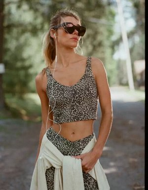 By Aerie Real Me Low Key Longline Sports Bra