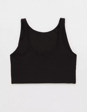 By Aerie Real Me XTRA Rib Switch Up High Neck Sports Bra