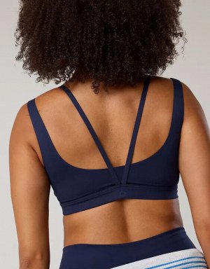 By Aerie The Hugger Layered Sports Bra