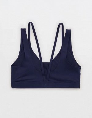 By Aerie The Hugger Layered Sports Bra