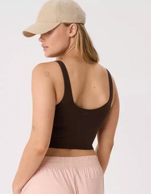 By Aerie Real Me Low Key Longline Sports Bra