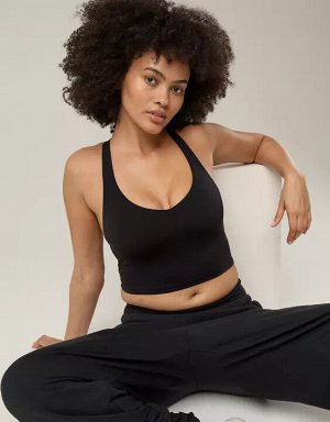 By Aerie Real Me Low Key Racerback Sports Bra