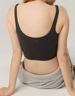 By Aerie Real Me Low Key Longline Sports Bra