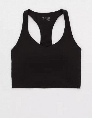 By Aerie Real Me Low Key Racerback Sports Bra