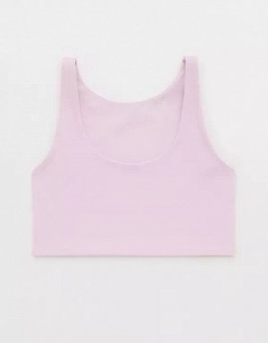 By Aerie Real Me XTRA Rib Switch Up High Neck Sports Bra