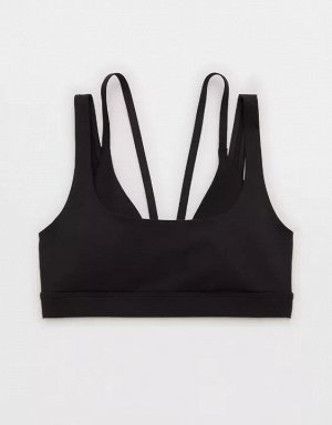 By Aerie The Hugger Layered Sports Bra