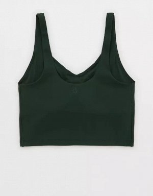 By Aerie Real Me Low Key Longline Sports Bra